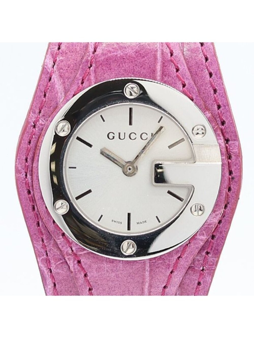 Gucci G Bandeau 104 Silver Dial Watch